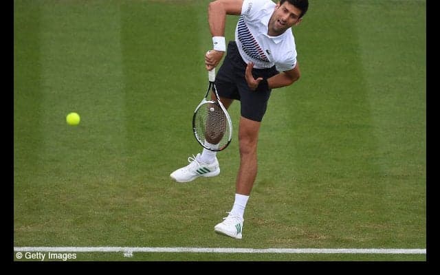 ジョコビッチは雨ゆえ歯がゆい一日を過ごす [AEGON国際]