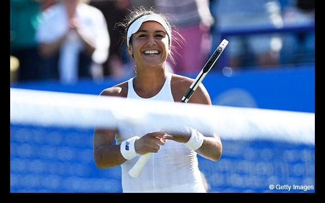 前週優勝のクビトバが棄権し、6位チブルコバは地元ワトソンに敗退 [AEGON国際イーストボーン]