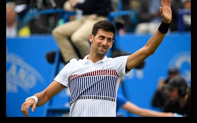 今季初のグラスコートの試合に勝利したジョコビッチ「少し解放された気分」 [AEGON国際]
