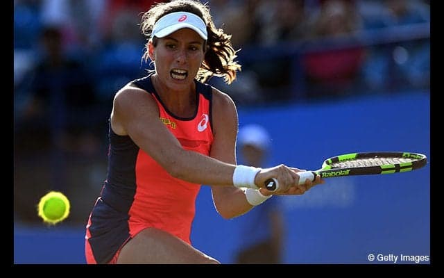 地元イギリスのコンタがケガのため準決勝を棄権 [AEGON国際イーストボーン]