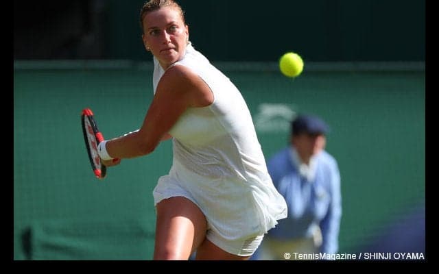 負傷から復帰途上のクビトバがラーションを下して初戦突破 [ウィンブルドン]