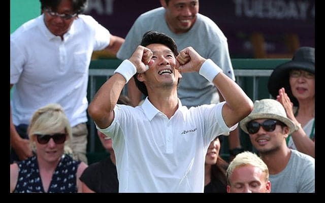 先週ツアー優勝の杉田祐一、28歳のグランドスラム初勝利にも「ここで終わらない」 [ウィンブルドン]