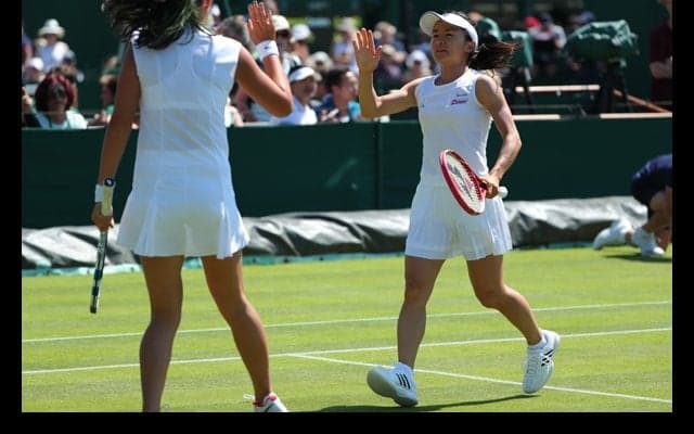 青山修子／ヤン・ザオシャンがグランドスラム2戦目で初勝利 [ウィンブルドン]