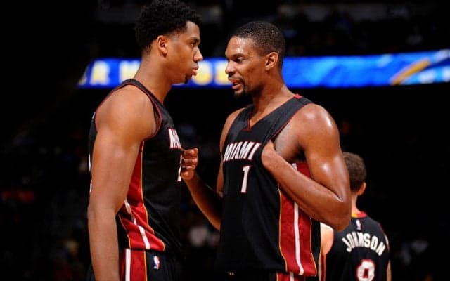 解雇したクリス・ボッシュをヒートが称える「今後1番を着ける選手はいない」