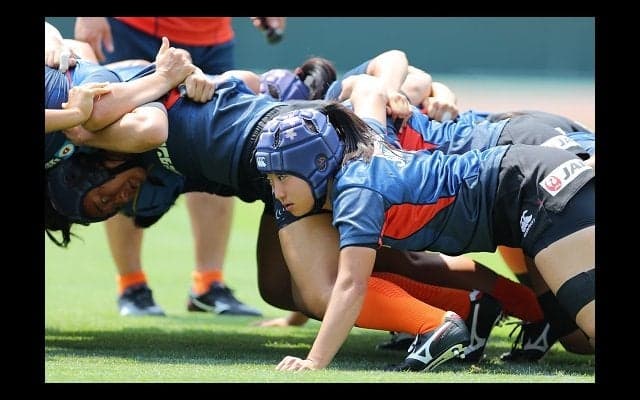  フーパーになる。女子日本代表FL塩崎優衣、香港戦で「運動量で勝つ」。 