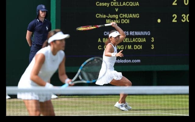 シュアン・シージュン／土居美咲は全仏準優勝ペアから金星ならず、2回戦で敗退 [ウィンブルドン]