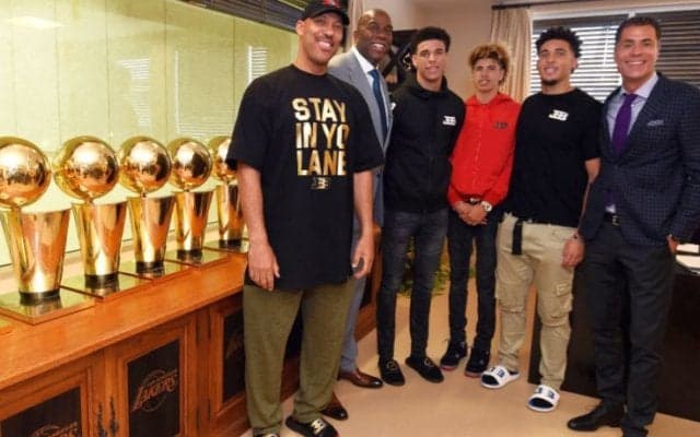 レイカーズ入りで注目されるロンゾ・ボール、父親のラバーはそれ以上のタレント？