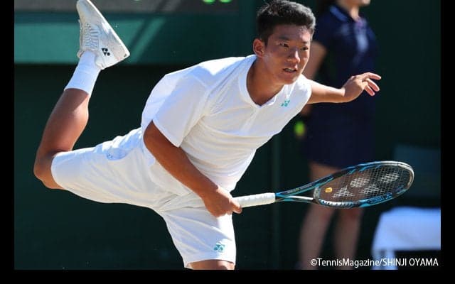 清水悠太と羽澤慎治が揃って2回戦へ [ウィンブルドン・ジュニア]