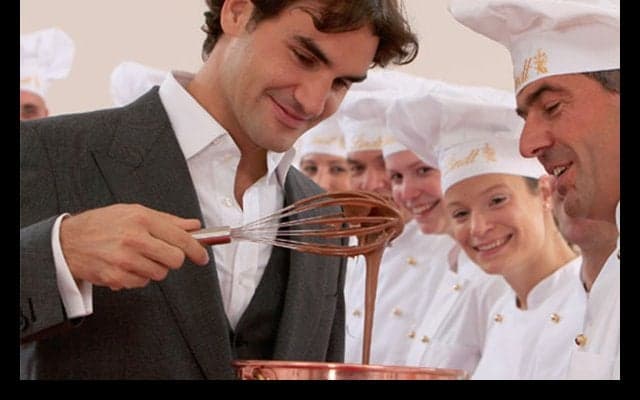 リンツチョコレートのアンバサダー、フェデラーに会える！ スイス旅行のスペシャルレポーターを募集中