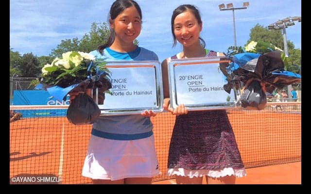 清水綾乃と小堀桃子の10代コンビが今季2勝目、大坂まりはシングルス準優勝 [ITFドゥナン2.5万ドル]