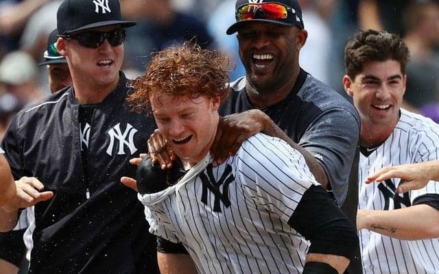 ヤンキースが劇的勝利、新人外野手フレージャーがサヨナラ3ラン