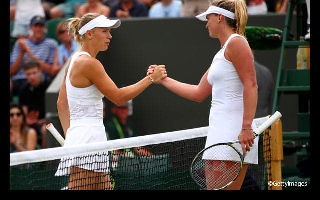 バンダウェイがウォズニアッキから初勝利で2年ぶりのベスト8進出 [ウィンブルドン]