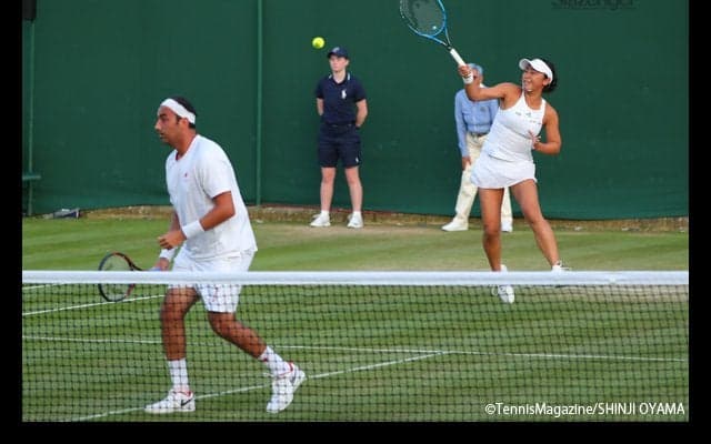 穂積絵莉とラジャのミックスダブルスは2回戦で第11シードに敗退 [ウィンブルドン]