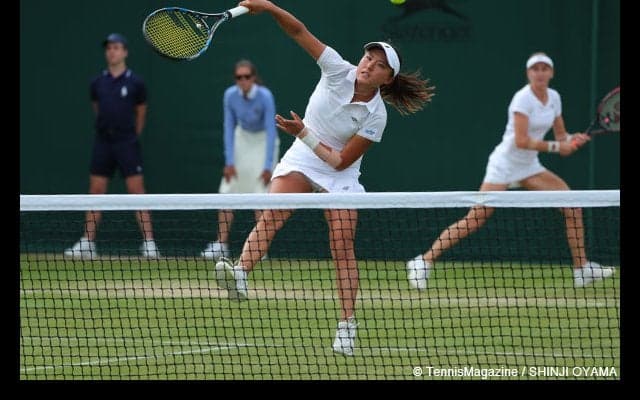 二宮真琴／ボラコバがベスト8進出、快進撃にも穂積／加藤の全豪ベスト4を意識して「まだ追いつけてない」 [ウィンブルドン]