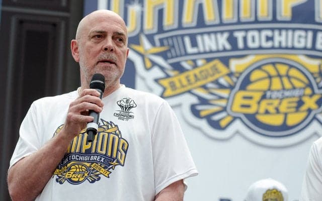 ウィスマンHCが契約満了…栃木ブレックスをBリーグ初代王者に導く