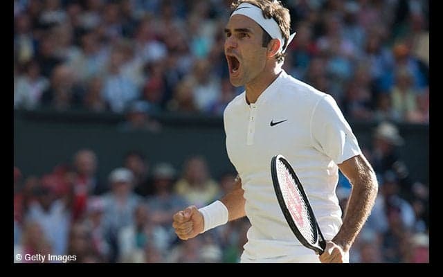 フェデラーが昨年敗れたラオニッチを倒して準決勝へ [ウィンブルドン]