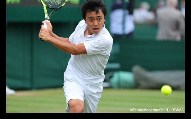 清水悠太と羽澤慎治は2回戦敗退、ダブルスは堀江亨／清水が初戦突破 [ウィンブルドン・ジュニア]