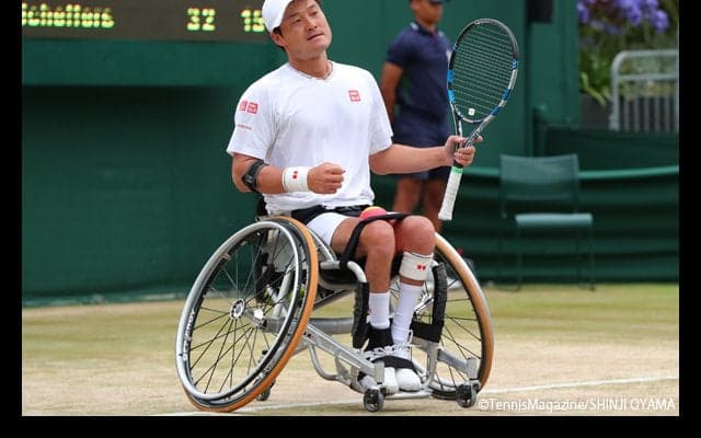 車いすの部がスタート、国枝慎吾がシングルスで大会初勝利 [ウィンブルドン]