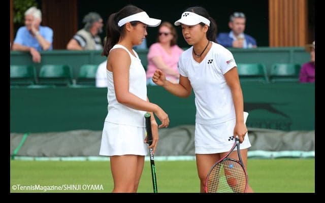 本玉真唯と内藤祐希のダブルスは2回戦で敗退 [ウィンブルドン・ジュニア]