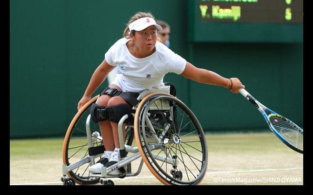 上地結衣はエラルブロックに敗れて決勝進出ならず [ウィンブルドン・車いすの部]