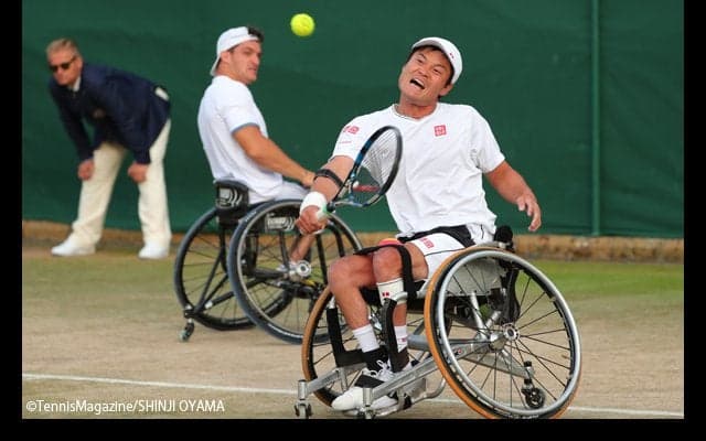 フェルナンデスと国枝慎吾のダブルスは前年優勝ペアに敗退 [ウィンブルドン・車いすの部]
