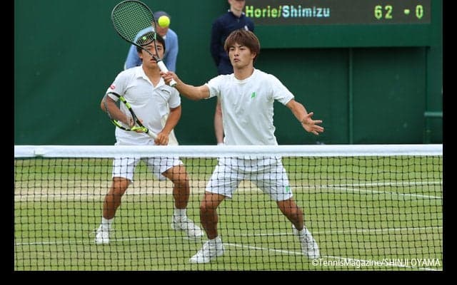 堀江亨／清水悠太は準決勝進出ならず [ウィンブルドン・ジュニア]