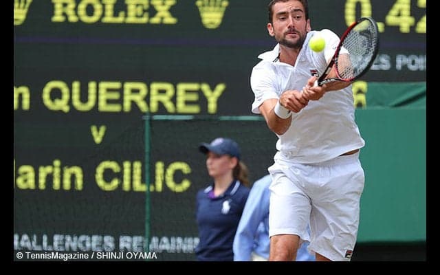 チリッチがクエリーを破り、2度目のグランドスラム制覇に王手 [ウィンブルドン]