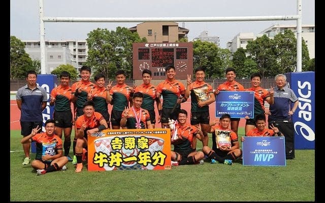  後半7分、焼山が決めた！　東福岡が全国高校7人制大会連覇、3度目の優勝。 