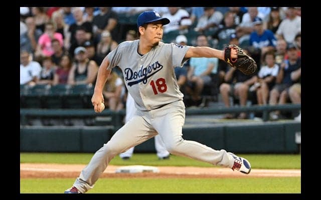 前田健太、5回5安打1失点の力投で8勝目の権利、チーム10連勝の流れ繋ぐ