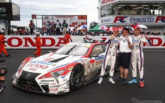【SUPER GT 第4戦】GT500決勝…前年王者コバライネン&平手が大乱戦を制して今季初勝利、レクサス開幕4連勝
