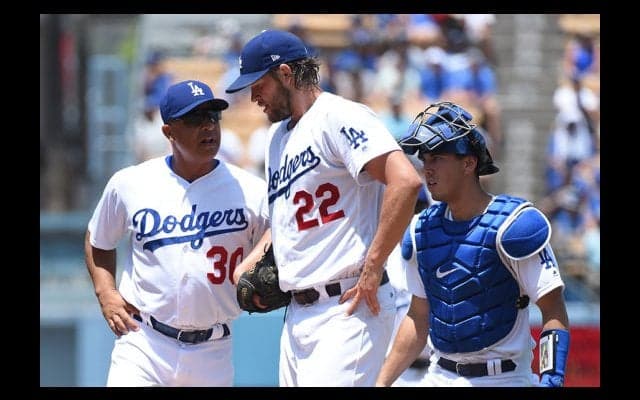 【MLB】ド軍左腕カーショーが腰の張りで緊急降板、ダルビッシュ獲得興味に拍車か