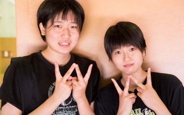 ［インターハイ2017・プレビュー］福岡大学附属若葉（福岡）三輪眞子＆嘉数唯「チャレンジャーとして頑張りたい」