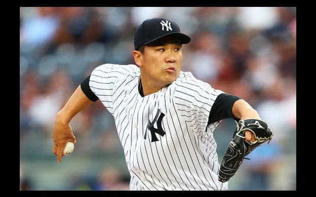 【MLB】田中将大、8回1失点で8勝目、メジャー自己最多14K！　先頭から17者連続斬り