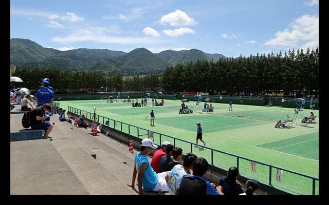 会津総合運動公園テニスコート [南東北インターハイ／第1日]