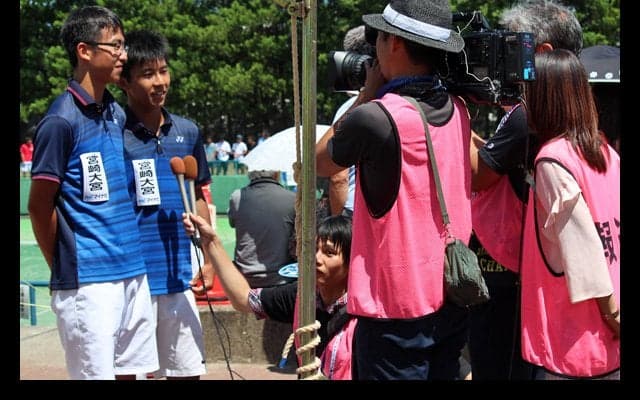 坂田空冴／上別府尚弘（宮崎大宮） [南東北インターハイ／第1日]