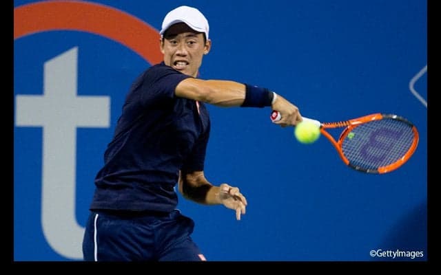 錦織がヤングをフルセットで振りきり、デル ポトロとの3回戦へ [シティ・オープン]