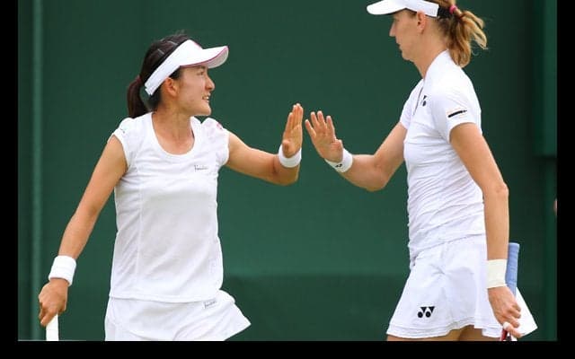 第2シードの青山修子／ボラコバが準決勝へ [シティ・オープン]