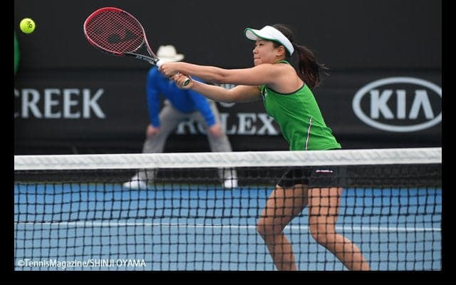 日比野菜緒のダブルスは初戦突破ならず [シティ・オープン]