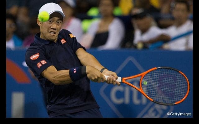 錦織がデル ポトロから2度目の勝利で8強入り [シティ・オープン]