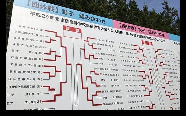 大会3日目、男子団体準決勝、決勝結果 [南東北インターハイ]