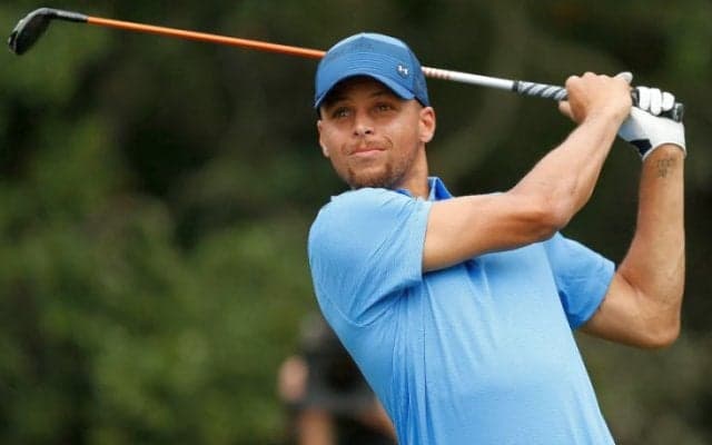 オフを満喫するステフィン・カリーがプロゴルフツアー初参戦、得意のアプローチショットを披露するも予選落ちに終わる