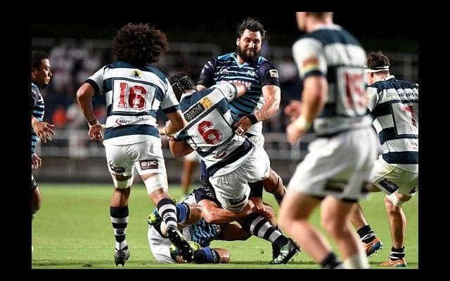  1万人超のファン、福岡のラグビー熱伝える。宗像サニックス×オークランド代表 