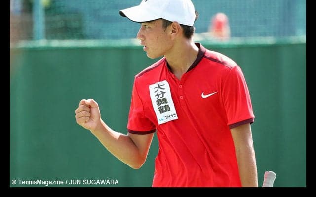 男子シングルスは菊地裕太（相生学院）と田口涼太郎（大分舞鶴）が決勝へ  [南東北インターハイ]