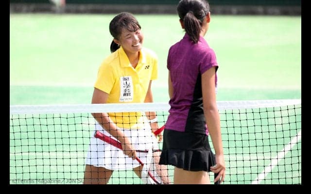 平田歩（岡山学芸館）と輿石亜佑美（浦和麗明）が女子シングルス決勝で激突 [南東北インターハイ]