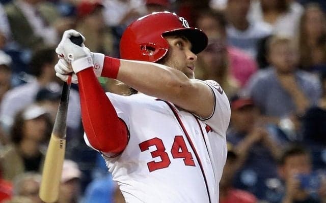 ハーパーが通算150号本塁打、トラウトと同じ24歳295日でトラウトの誕生日に達成