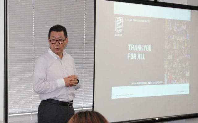 B1・B2全クラブの広報担当を集めた担当者会議、大河正明チェアマンは「2シーズン目に上向くことが一番大事」と力説