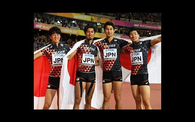 サニブラウンも「バトン練習したい」。リレー銅メダルが繋ぐ東京への夢