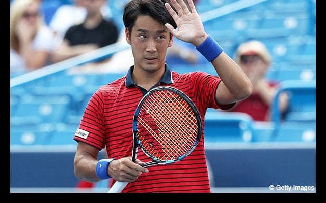 ソックを下した杉田「アグレッシブであるように努めた」 [ウェスタン＆サザン・オープン]