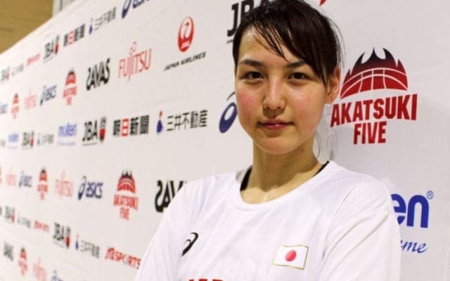 今週末開幕のユニバーシアードでのメダル獲得に意欲を燃やすU-24日本代表のセンター田中真美子「感謝して、楽しんで」