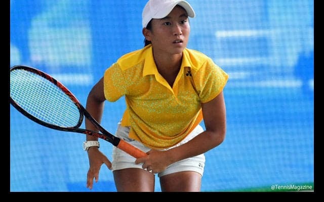 女子シングルス1回戦で明暗分けた\"プラス2ゲーム\" [第44回全中]